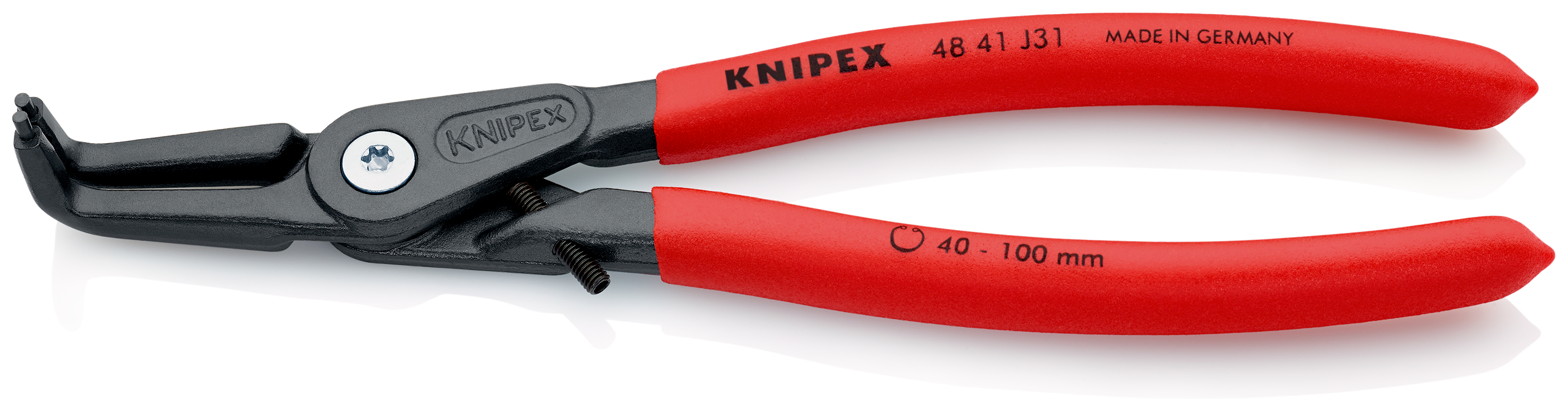 Knipex 4841J31 Cleste pentru inele de siguranta de interior, lungime 210 mm