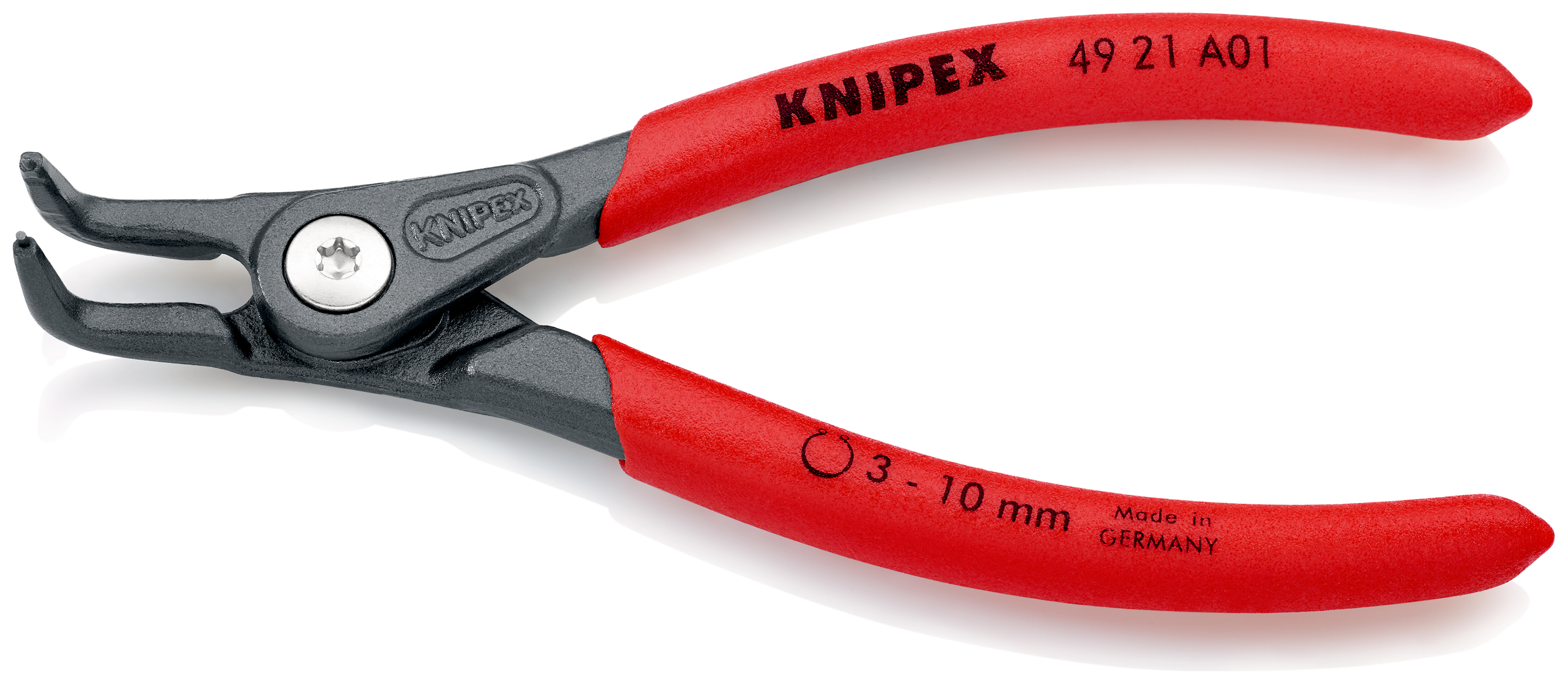 Knipex 4921A01 Cleste pentru inele de siguranță de interior, lungime 130 mm