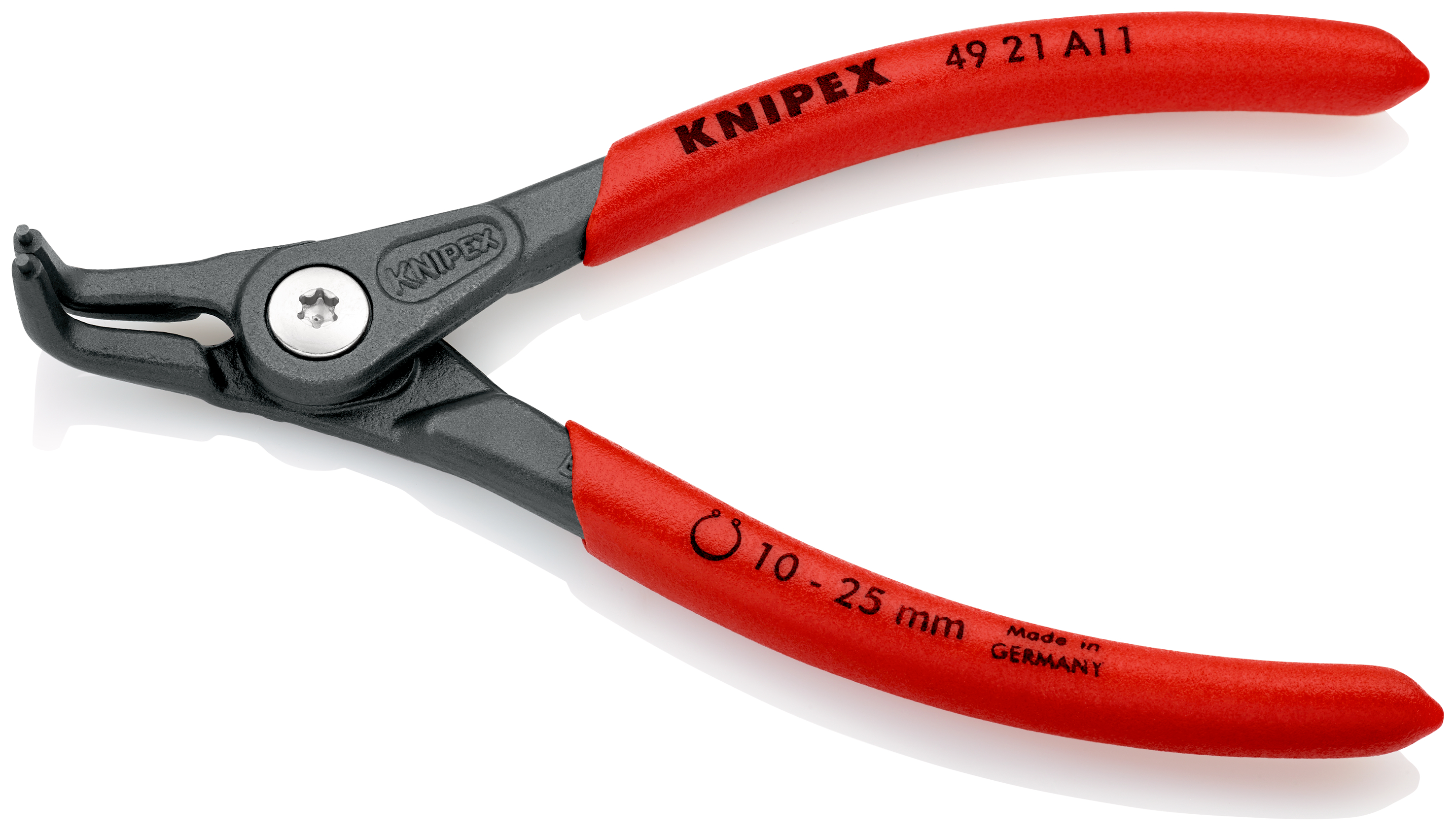 Knipex 4921A11 Cleste pentru inele de siguranță de interior, lungime 130 mm