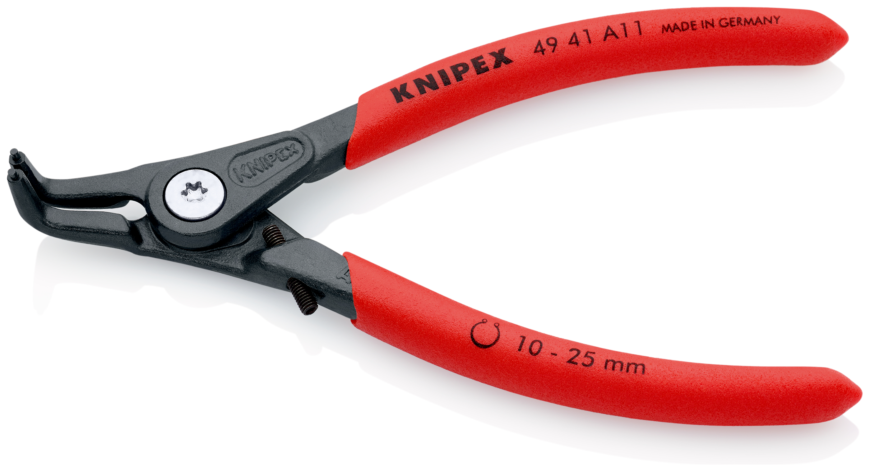 Knipex 4941A11 Cleste pentru inele de siguranță de exterior Ø 10 – 25 mm, lungime 130 mm