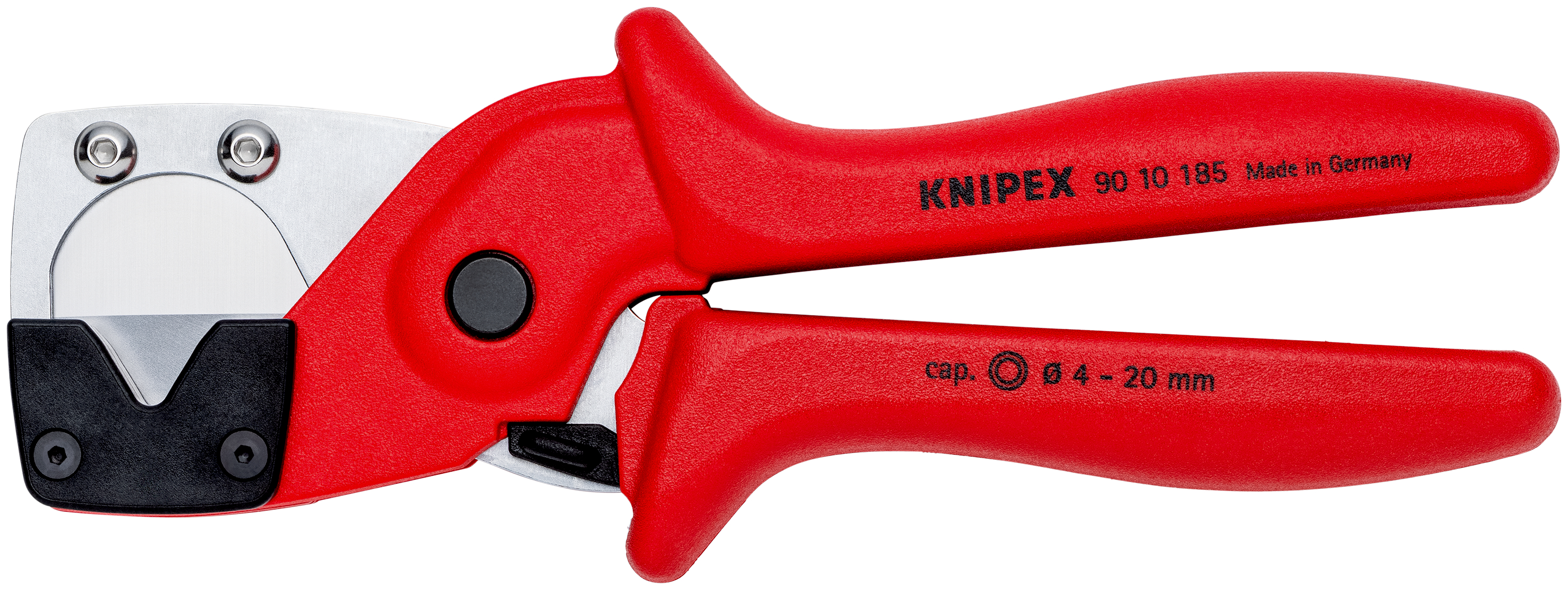 Knipex 9010185 Tăietor de țevi pentru furtun pneumatic din mai multe straturi din material plastic dur