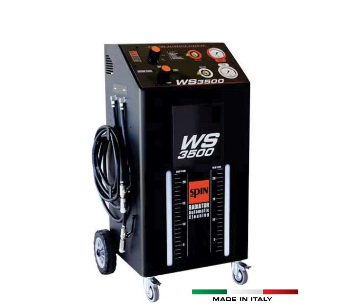 Spin WS3500 Echipament pentru spălarea și înlocuirea lichidului de răcire a motorului pentru mașini și vehicule comerciale de până la 3,5 tone