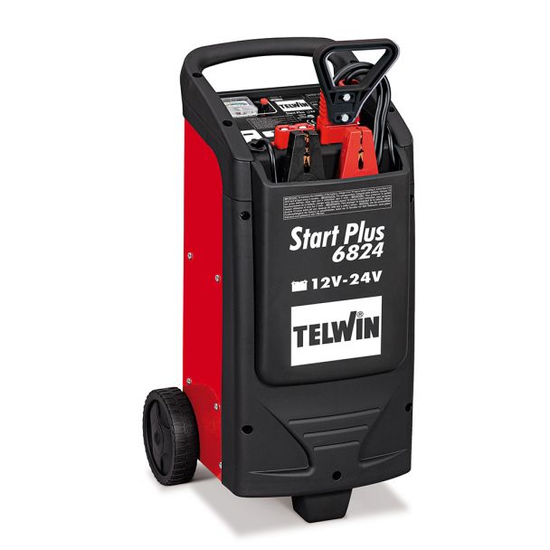 Telwin START PLUS 6824 Robot de pornire cu baterie interna 12 / 24 V , 80 / 40 Ah, curent de pornire 6000 / 3000 A 829571, 829571