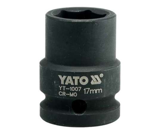 Yato YT-1007 Tubulara de impact 17 mm scurta cu patrat de antrenare 1/2"