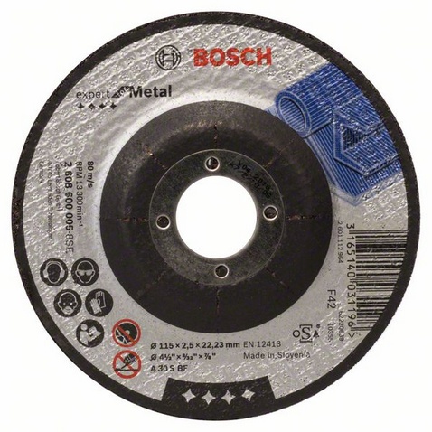 Discuri - Disc de taiere cu degajare Expert for Metal, 115 mm x 2.5 mm, saldepot.ro