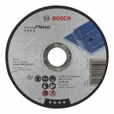 Discuri - Disc de taiere drept Expert for Metal, 125 mm x 1.6 mm, saldepot.ro