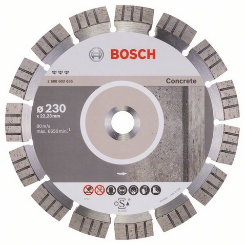 Discuri - Disc diamantat Best pentru beton 230 mm, saldepot.ro