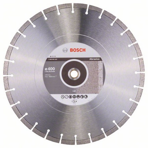 Discuri - Disc diamantat Standard pentru materiale abrazive 400 mm x 20/25.40 mm, saldepot.ro