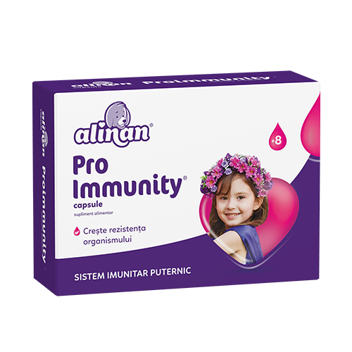 Suplimente pentru sănătatea copilului - Alinan Pro Immunity x 30cps, epastila.ro
