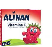 Vitamine și minerale pentru copii - Alinan Vitamina C Kid x 20 cpr. mast. zmeura, epastila.ro