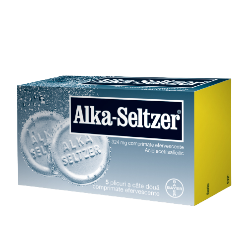 OTC (medicamente care se eliberează fără prescripție medicală) - Alka Seltzer 324mg x10cp.eff, epastila.ro