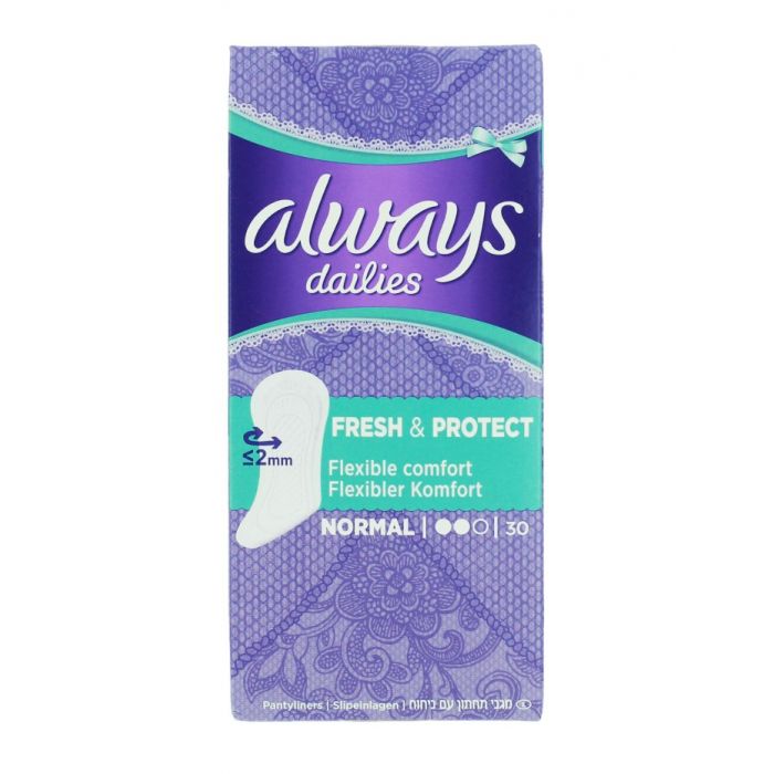 Igienă intimă - Always Dailies Normal Fresh&Protect x 30 (mov), epastila.ro