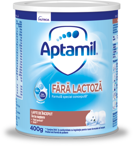 Lapte și mâncărici - Aptamil  fara lactoza, formula de lapte de inceput 400 g,, epastila.ro