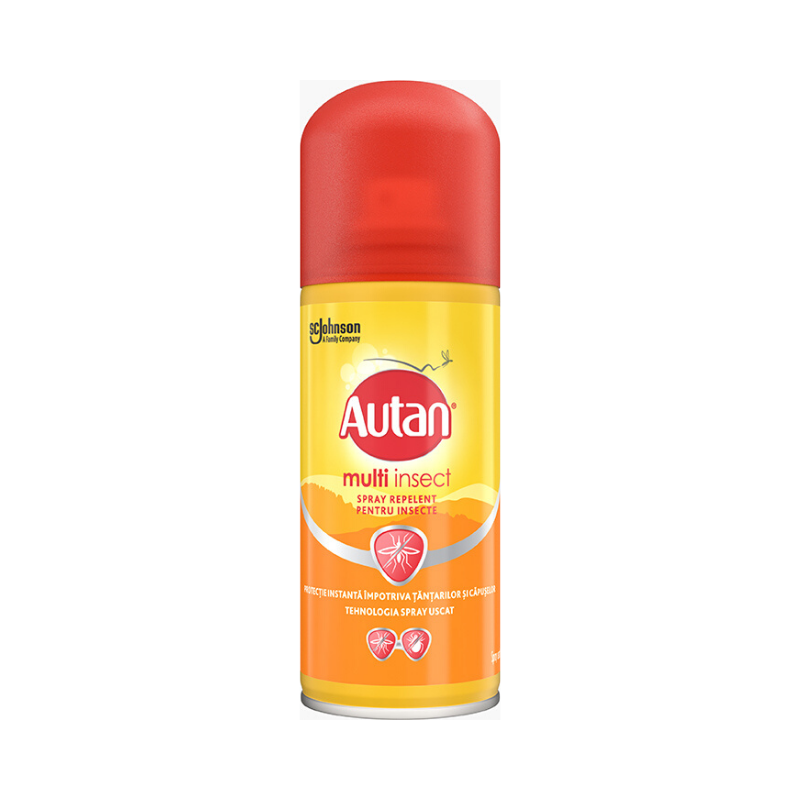Alergii și înțepături de insecte - Autan multi-insect spray 100ml, epastila.ro