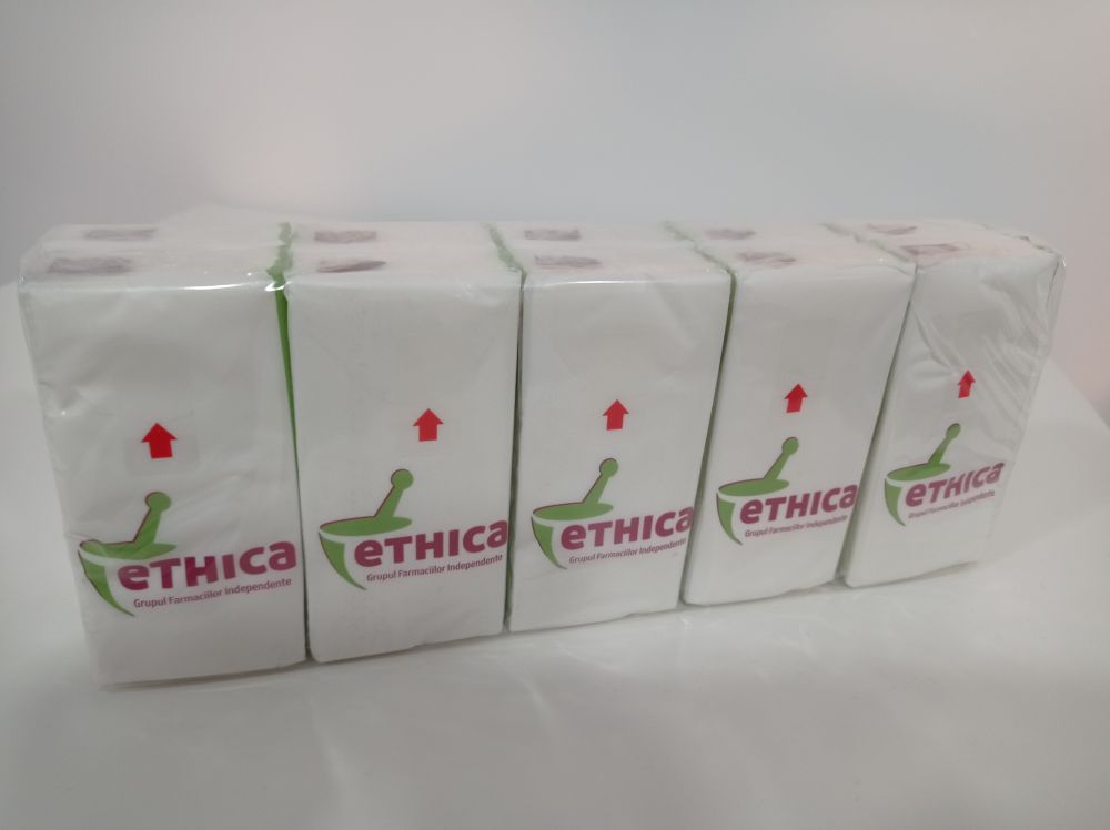 Nas și sinuzite - Batiste nazale parfumate *10 pachete Ethica, epastila.ro