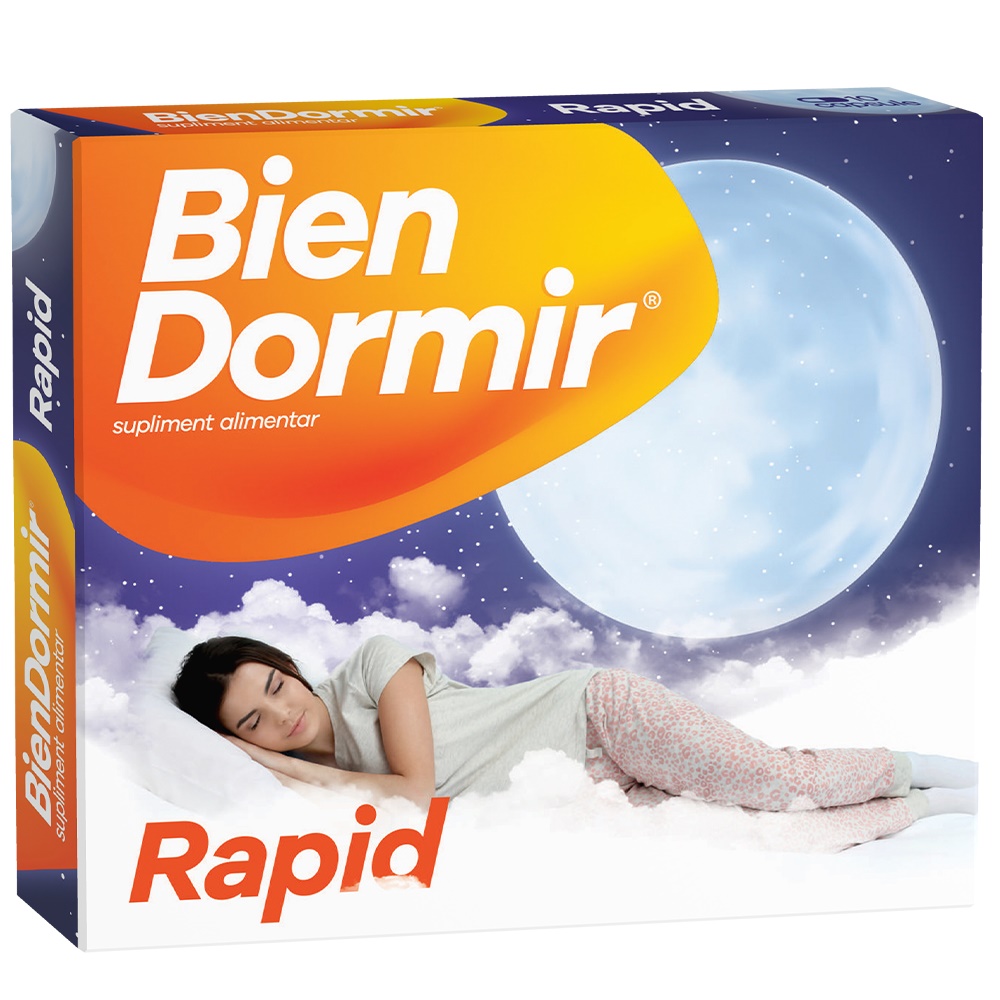 Insomnii - Bien Dormir Rapid  cu valeriana x 10cps, epastila.ro