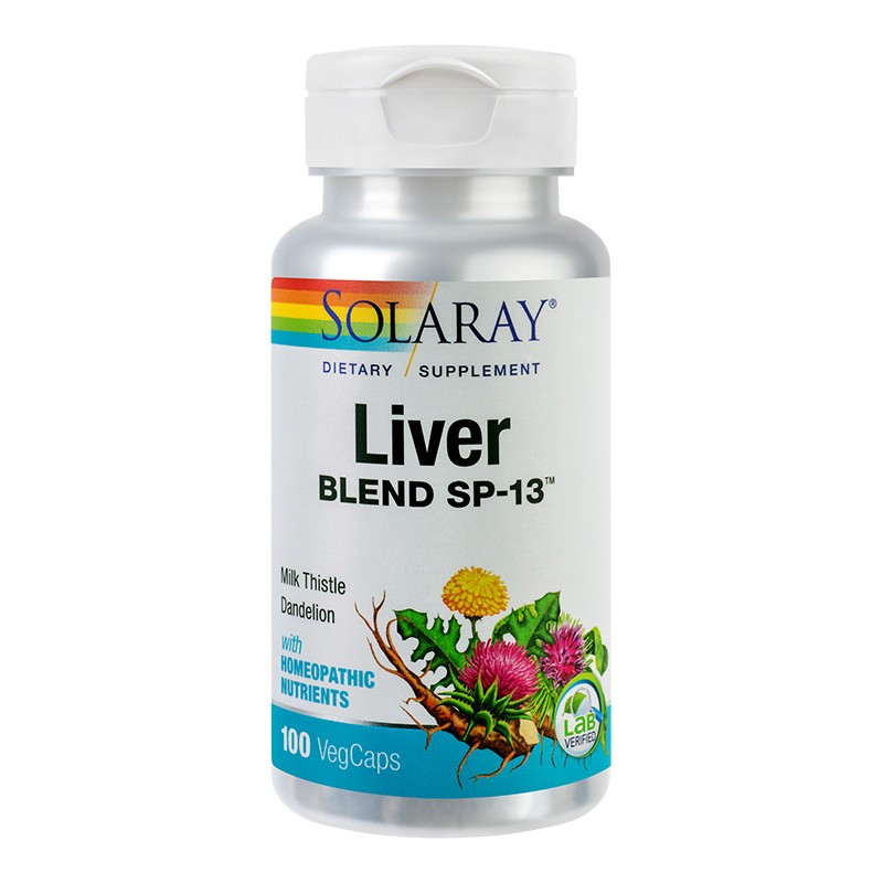 Protectoare hepatice - Liver Blend x 100capsule vegetale (Secom Solaray), epastila.ro