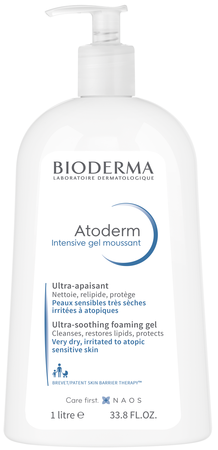 Piele cu probleme - Bioderma Atoderm Intensive gel spumant 1000ml, epastila.ro