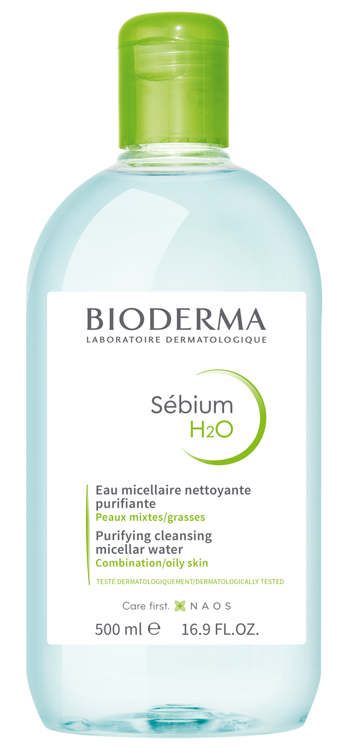 Piele cu probleme - Bioderma Sebium H2O apă micelară 500ml, epastila.ro