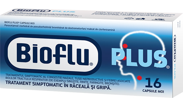 OTC (medicamente care se eliberează fără prescripție medicală) - Bioflu Plus x 16capsule moi, epastila.ro