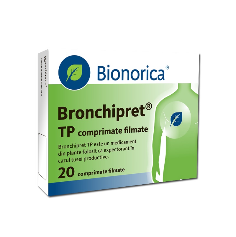 OTC (medicamente care se eliberează fără prescripție medicală) - Bronchipret TP x 20 comprimate filmate, epastila.ro