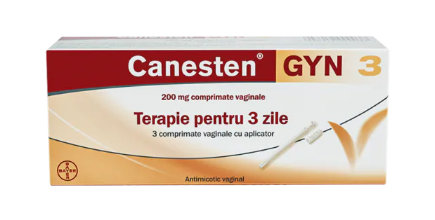 OTC (medicamente care se eliberează fără prescripție medicală) - Canesten Gyn 3 200mg x 3cp.vag, epastila.ro
