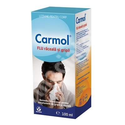 Imunitate și suport - Carmol Flu lotiune corp 100ml, epastila.ro