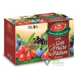 Produse Naturale - Goji si fructe de padure x 20 doze ceai Fares, epastila.ro