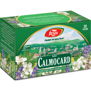 Tensiune și colesterol - Calmocard x 20 doze (C23) ceai Fares, epastila.ro