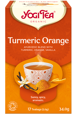 Produse Bio - Yogi Tea Ceai cu portocale si curcuma Bio 2g x 17 plicuri, 34g, epastila.ro