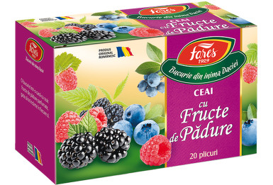 Produse Naturale - Fructe de padure x  20 doze ceai Fares, epastila.ro