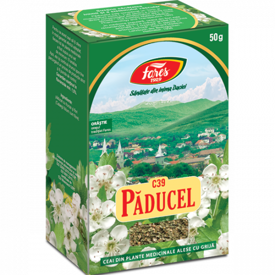 Produse Naturale - Paducel cu flori 50g (C39) ceai Fares, epastila.ro