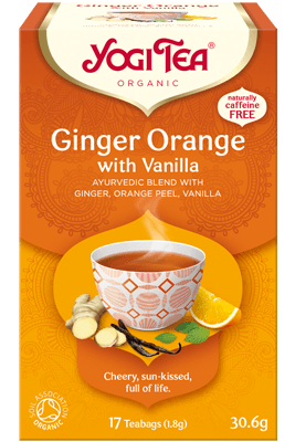 Produse Bio - Yogi Tea Ceai ghimbir, portocale si vanilie Bio 1,8g x 17plicuri , 30.6g, epastila.ro