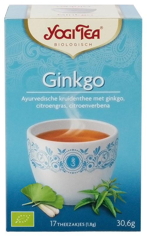 Produse Bio - Yogi Tea Ceai Ginkgo Bio 1,8g x 17plicuri , 30.6g, epastila.ro