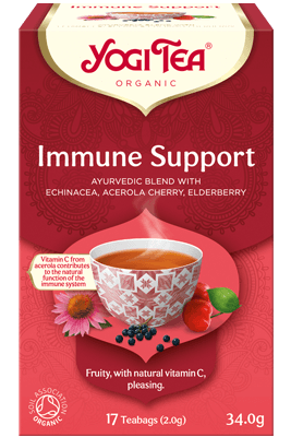 Produse Bio - Yogi Tea Ceai sprijin imunitar Bio 2g x17plicuri, 34g, epastila.ro