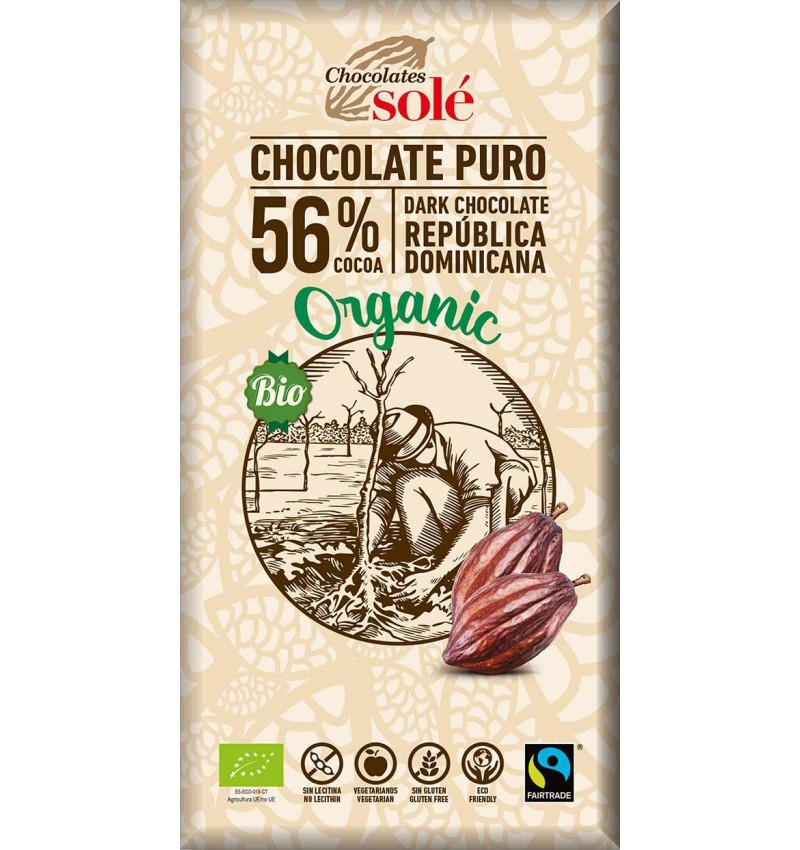 Produse bio - Ciocolata ecologică cu 56% cacao si scortisoara 100g ( PRONAT ) CS301, epastila.ro