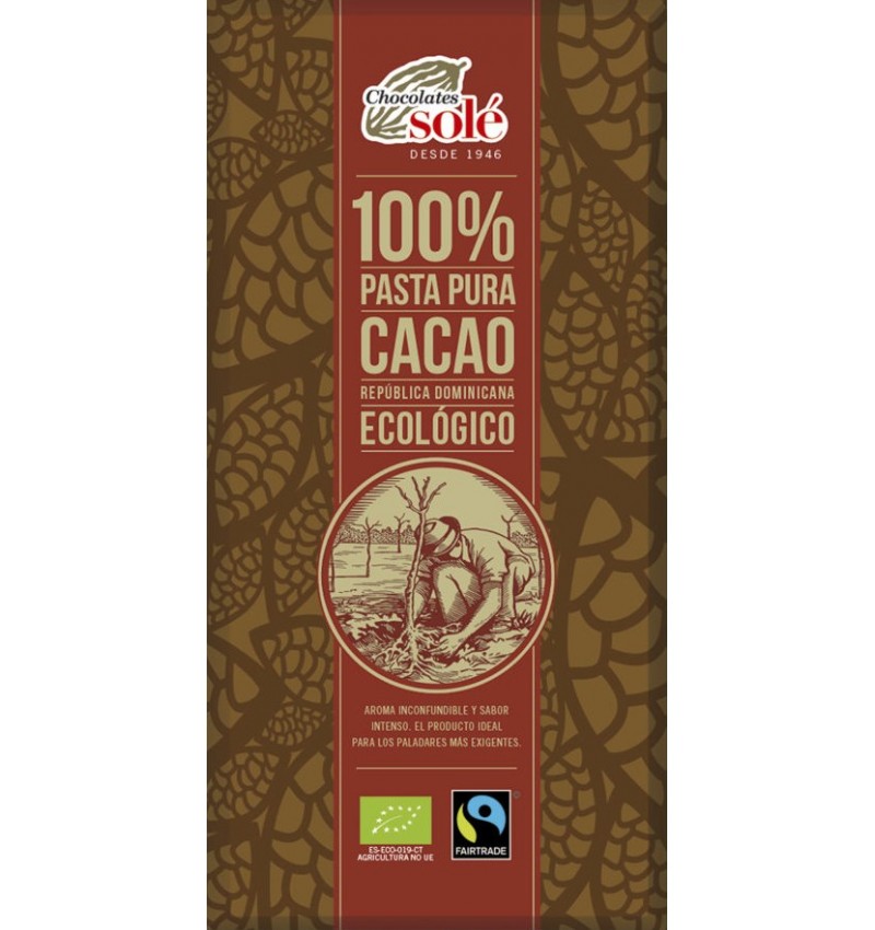 Produse dietetice - Ciocolata neagra Bio 100% cacao 100g ( PRONAT ) CS284, epastila.ro