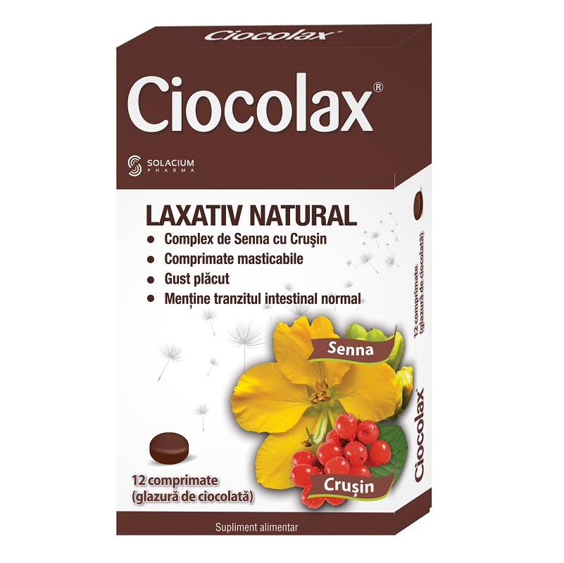 Laxative - Ciocolax x 12cpr., epastila.ro
