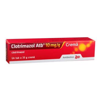 OTC (medicamente care se eliberează fără prescripție medicală) - Clotrimazol ATB 1% crema 35g (Antibiotice), epastila.ro