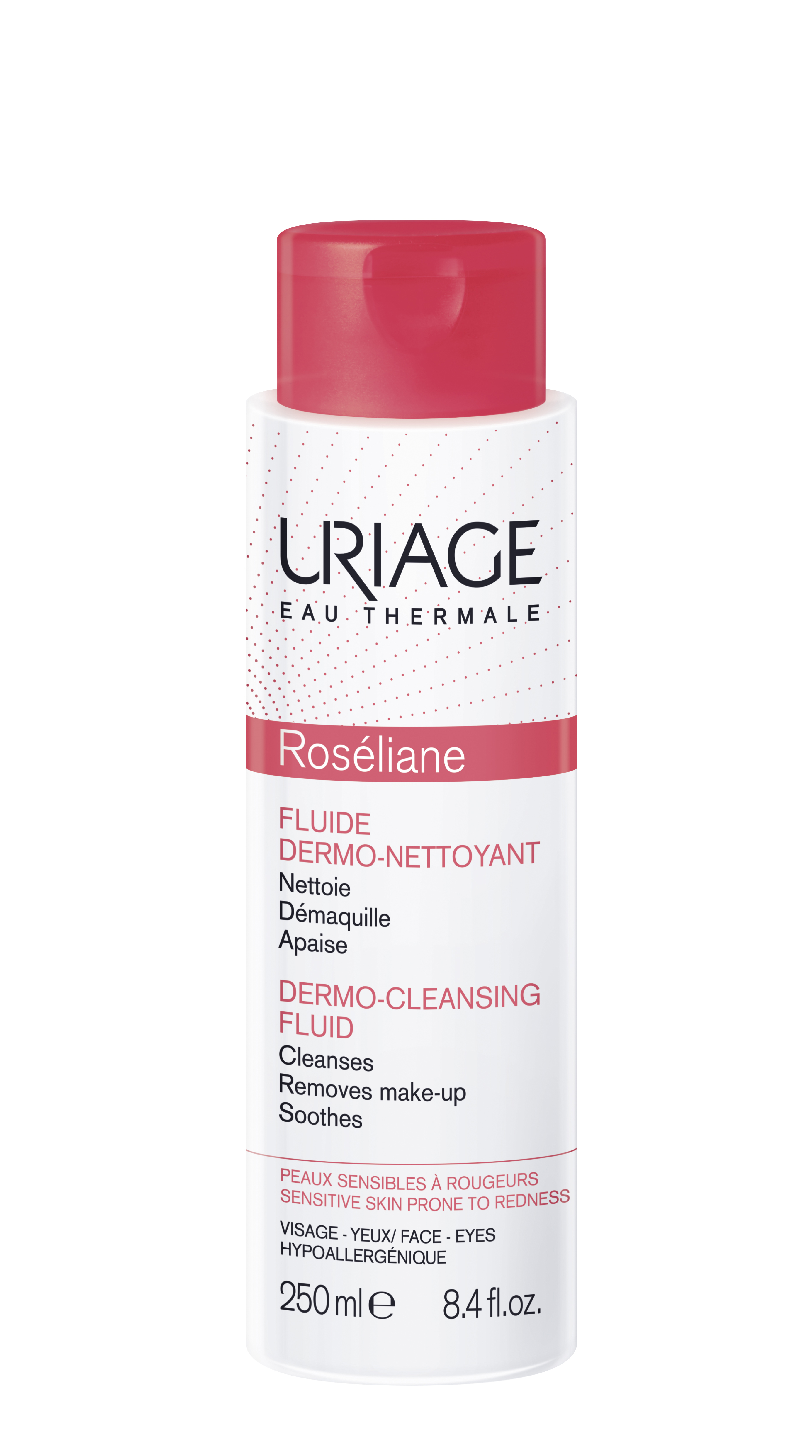 Demachiere și curățare - Uriage Roseliane fluid de curatare anti-roseata 250ml, epastila.ro