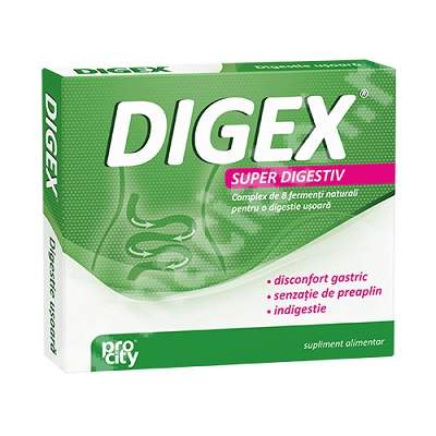 Enzime digestive și greață - Digex Forte Super Digestiv *10cps, epastila.ro