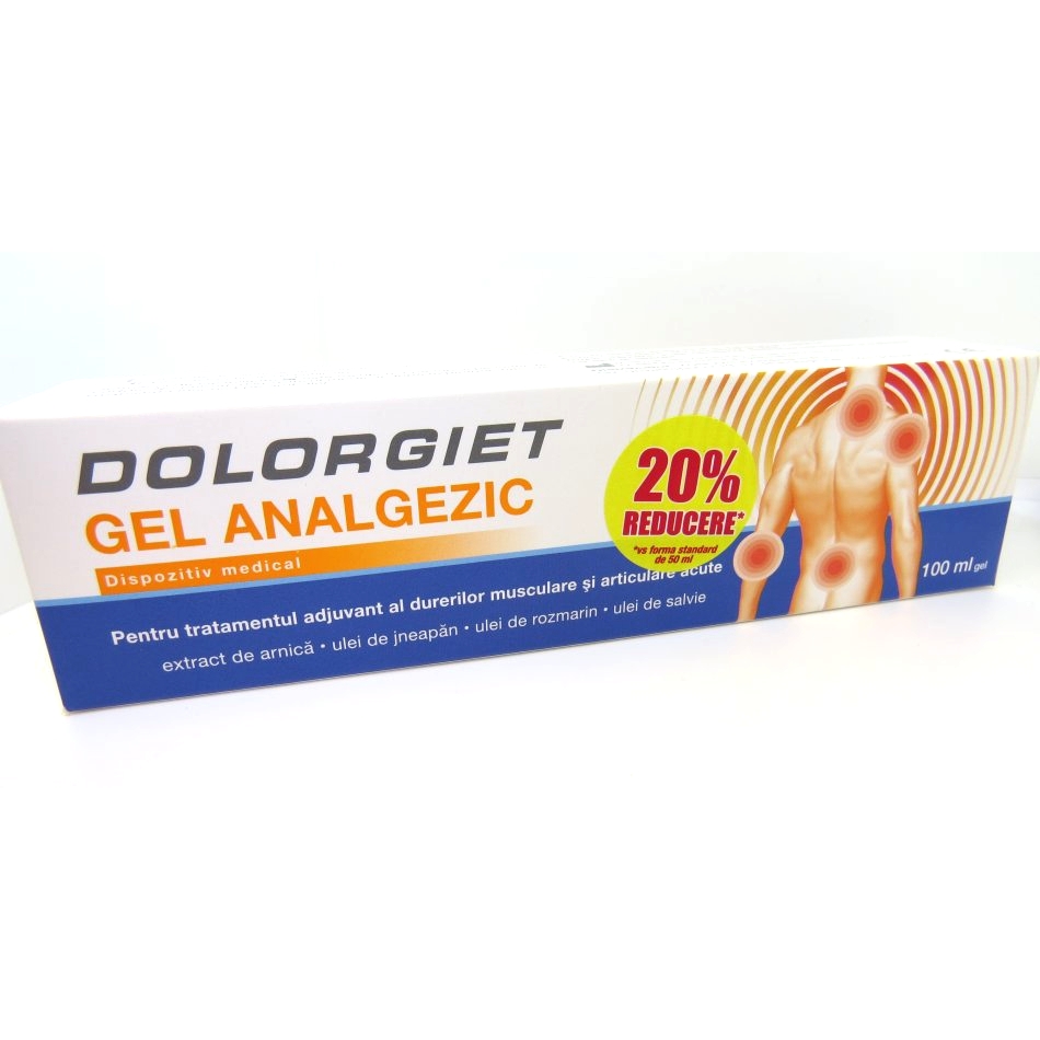 Oferte - Dolorgiet gel analgezic x 100ml -20% reducere (Zdrovit), epastila.ro