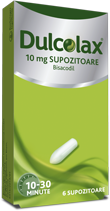 OTC (medicamente care se eliberează fără prescripție medicală) - Dulcolax 10mg x 6supozitoare, epastila.ro