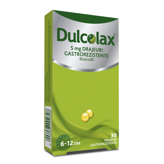 OTC (medicamente care se eliberează fără prescripție medicală) - Dulcolax 5mg x 30dr.gastrorez, epastila.ro