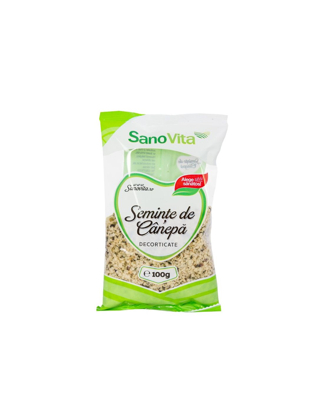 Produse dietetice - Semințe de cânepă decorticate 100g (Sano Vita), epastila.ro