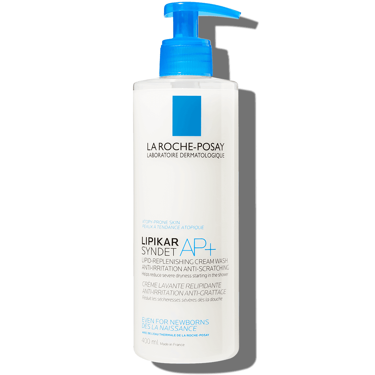 Gel și ulei de duș - La Roche Posay Lipikar Syndet AP+ gel de curatare piele atopica, 400ml, epastila.ro