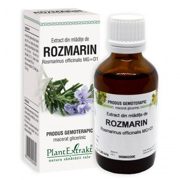 Ficat și bilă - Extract din mlădițe de rozmarin - Rosmarinus officinalis MG=D1 (PlantExtrakt), epastila.ro