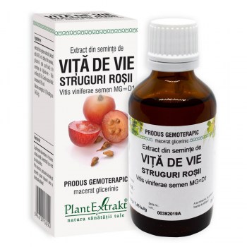 Tensiune și colesterol - Extract din semințe de viță de vie - Vitis viniferae semen MG=D1 (PlantExtrakt), epastila.ro