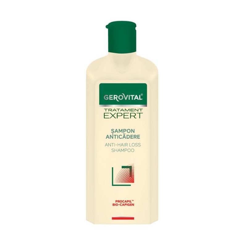 Păr și unghii - Gerovital Tratament Expert Sampon anticadere 250 ml, epastila.ro