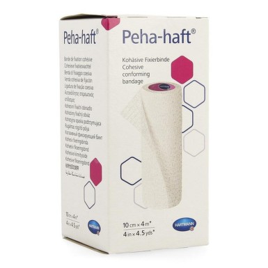 Comprese, feși, plasturi speciali - Hartmann Peha-Haft bandaj de fixare elastic autoadeziv 10cm *4m, epastila.ro